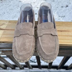 Verbenas Suede Loafers in Taupe